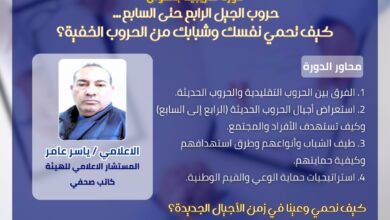 لوجو كوكب نيوز الأصلي - KAWKAB NEWS – ندوة ياسر عامر حول حروب الجيل السابع وحماية الوعي