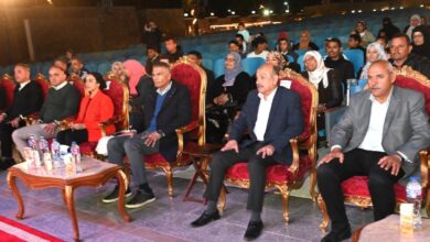 The governor of South Sinai is celebrating the Liale Ramadan celebration and honoring the People ' s Arts Division of the Img Wa0017.