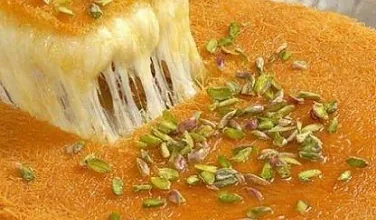 تعلم ..كيفية عمل الكنافة بالقشطة - كنافة بالقشطة