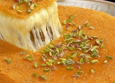 تعلم ..كيفية عمل الكنافة بالقشطة - كنافة بالقشطة