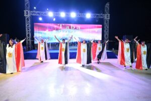 محافظ جنوب سيناء يشهد احتفالية ذكرى استرداد طابا أمام قلعة صلاح الدين - Img Wa00841